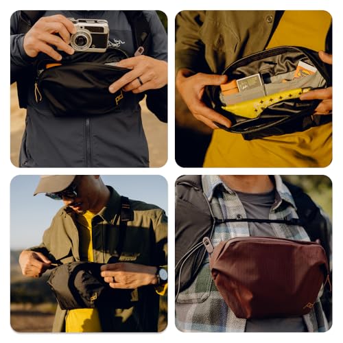 Outdoor Sling Bag 2L for Camera & Essentials - Cloud / Padded Adjustable Strap
