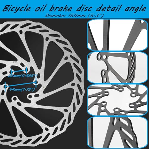Hydraulic Disc Brake Set for Mountain Bike with 160mm Rotors - Red (Variation of THIS listing)