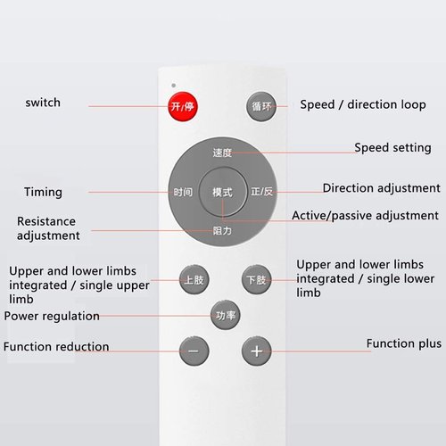 Portable Pedal Exercise Electric Bike Foldable Home Elderly Upper and Lower Limbs Pedal Trainer, and Stroke Survivor Rehabilitation Equipment (B ),B