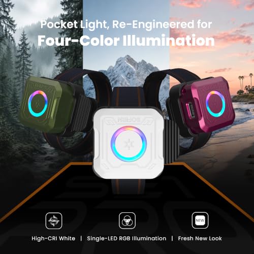 Sofirn SE1 Pro RGB Pocket Flashlight - USB-C Rechargeable, Green Variation