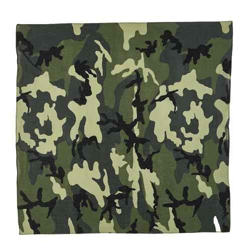 Bioworld Lightweight Multicolored 22"x22" (6-Pack, 12-Pack and 48-Pack) Bandana Set