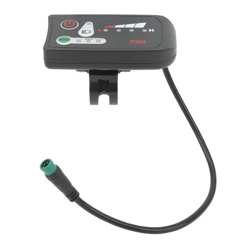 Alomejor Electric Display Control Panel, LED Power Display Panel Meter with 5P Male Plug for 22.2mm Handlebars (48V)
