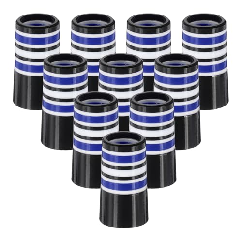 Blue Tapered Golf Club Ferrules Multi-Ring Resin Fits Iron Shafts