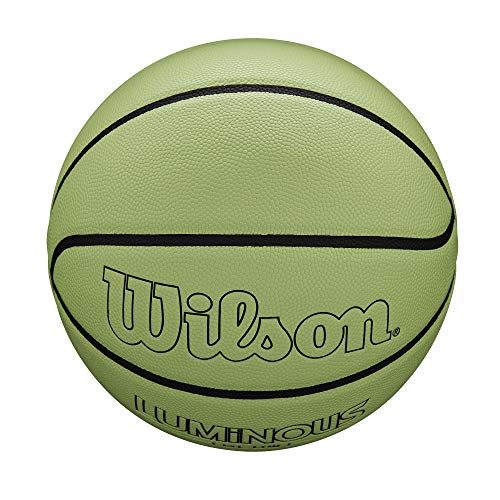 Wilson 29.5 Inch Glow Basketball - Size 7, Indoor/Outdoor Night Ball