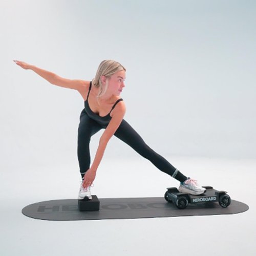 HEROBOARD Abdominal Exercise Trainer, Portable Pilates Reformer, Core & Strength Training