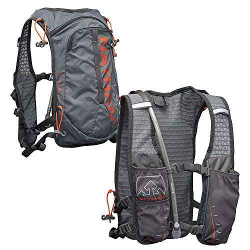 Nathan TrailMix 7L Running Vest for Men & Women, Hydration Vest w/ 2L Bladder Hydration Pack, Water Backpack for Hiking, Running, Walking, Marathon, Race