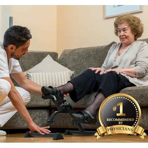 Vaunn Wrist Arm Leg Strengtheners Pedal Exerciser with Electronic Display for Indoor Exerciser and Physical Therapy