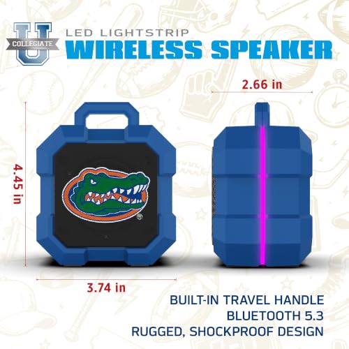 NCAA Shockbox LED Wireless Bluetooth Speaker - Alabama Crimson Tide / One Size / Team Color