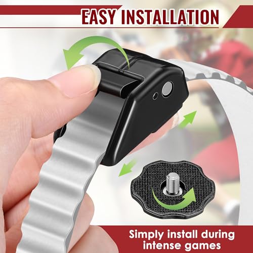 Football Chin Strap Cam Lock Housing & Thumb Screws Set - Compatible with Riddell SpeedFlex