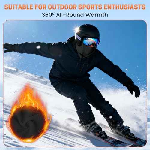 Balaclava Ski Mask Winter: Windproof Face Cover for Men Women Skiing Snowboarding Fleece Warm Protection