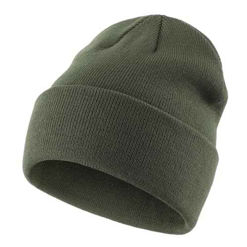 Home Prefer Mens Beanies Cuffed Knitted Winter Hat Watch Skull Cap Warm Beanie Hat for Men Women Unisex Gifts