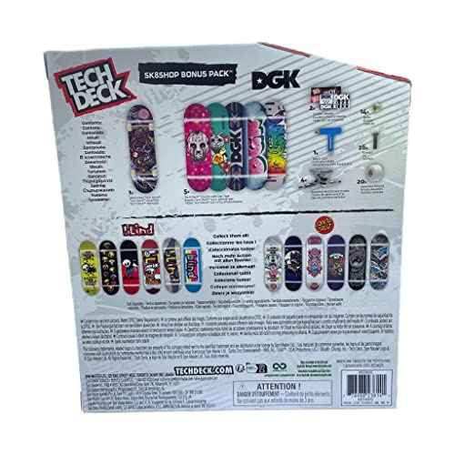 TECH DECK Sk8shop Mini Finger Skateboard Multi Pack 2022 Series (DGK 2023)