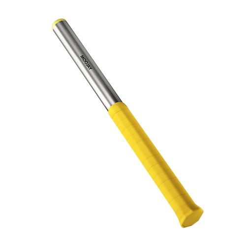 Moojay Badminton Racket Power Trainer with Magnetic Resistance 28N Swing Trainer, Sound Feedback for Correct Technique PP Handle, for Training, Fitness, and Professional Use - Yellow