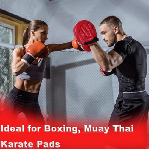 3-in-1 Boxing Training Set with Punching Mitts Kick Pad and Target Paddle - Adjustable Fitness Gear