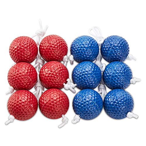Ladder Toss Replacement Balls - Set of 6, Durable Golf Bolas for Outdoor Game