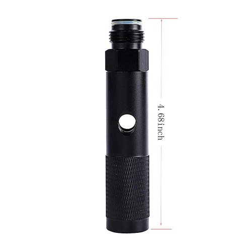 AOOHYEO Paintball 12g Co2 Quick Change -Paintball Gun 12 Gram Carbon Dioxide Cartridges Cylinder Adapter Bottle Black Valve Cartridge Adapter (Black)