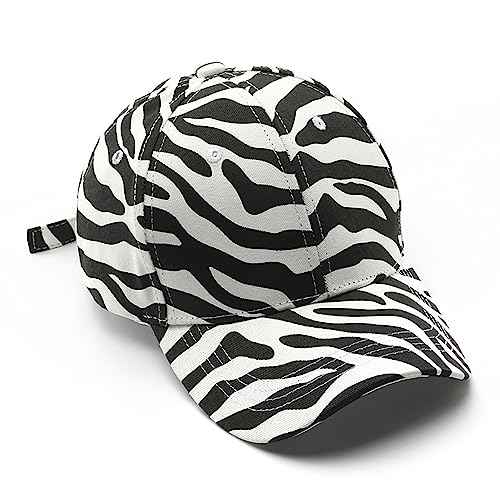 Striped Cap Unisex Baseball Cap Casual Sun Hat