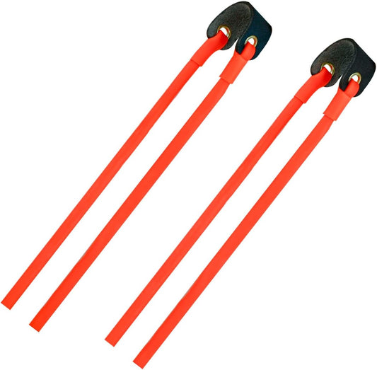 2 Pcs Slingshot Replacement Bands Sets Slingshot Band for Hunting Catapults Outdoor Shooting Shooting Games Elastic Tubular Bands Compatible with Catapult Heavy Pull Slingshot Rubber Replacement Bands