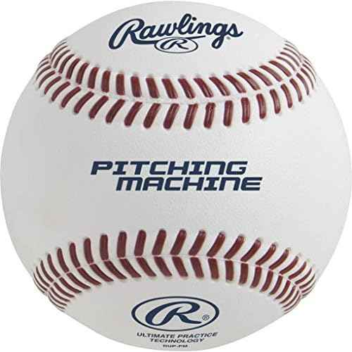 Rawlings | ULTIMATE PRACTICE TECHNOLOGY Baseballs | Pitching Machine | RUP-PM | Flat Seam | Practice Use | 12 Count