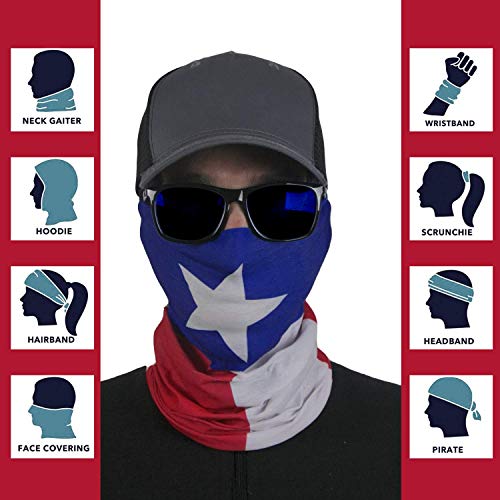Multifunctional Sunmask Balaclava Gaiter Bandana Texas Variation