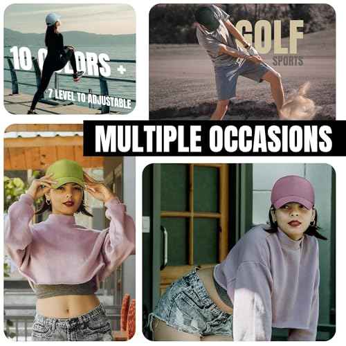 Performance Snapback Hats for Men Women,6 Panel Baseball Cap,Golf,Running,Workout