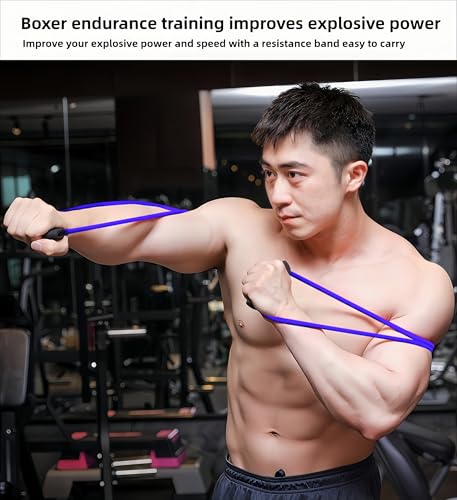 Sansenwanwo Boxing Resistance Bands for Speed & Strength - Blue