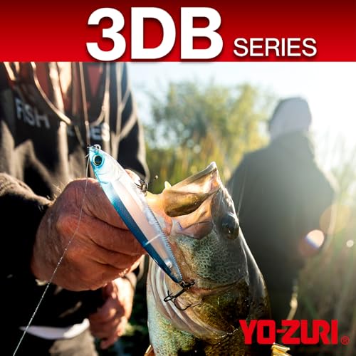 Yo-Zuri 3DB Vibe Sinking Fishing Lure - Prism Gold Black, 2.5 Inch, Sexy Shad Variation
