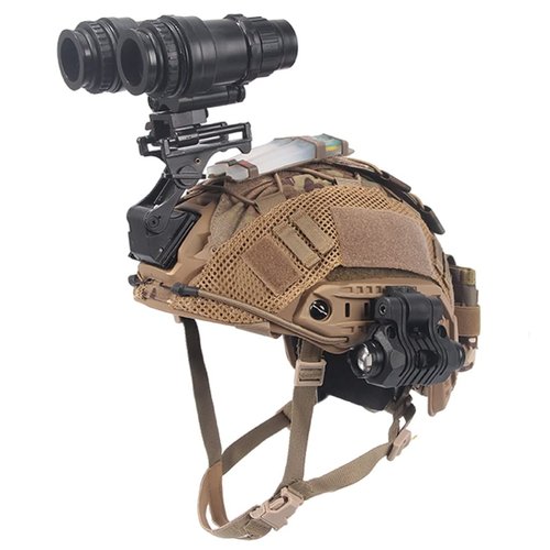 CS Outdoor Paintball Game Fast Camouflage Tactical Helmet Binocular Night Vision Device Model Torch Set Military Fan Equipment (Color : CB)