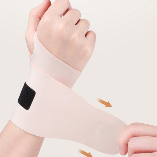 Cloudool 2Pcs Wrist Compression Wrap Thumb Sports Wrist and Thumb Wrist Brace Elastic Breathable Wrist