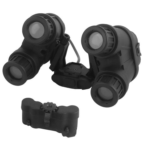 Tactical NVG Model with Battery Box, No Function NVG Decoration Model, Tactical Helmet L4G24 Mount Bracket, Outdoor Paintball Airsoft Helmet Accessories A