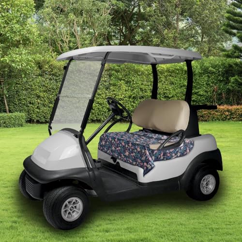 Classic Accessories for Vera Bradley Water-Resistant Golf Seat Blanket, 54 x 32 Inch, Flamingo Garden