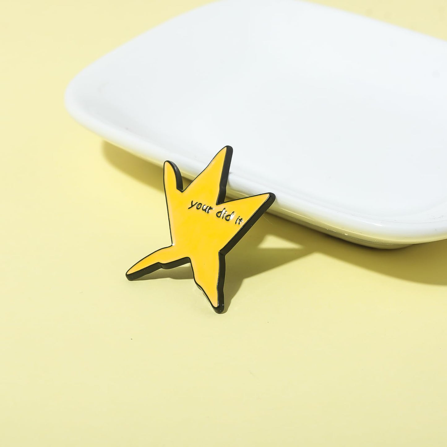 Your Did It Star Enamel Pin - Funny Meme Badge Brooch,Silly Hat Backpack Jewelry Accessories for Women Men - Fun Graduation Gifts for Friends Schoolmate Students