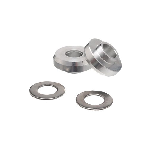 Zxturbi Bully 3/8" to 14mm Axle Adapter Kit (Pair) with Washers - Compatible with BMX Park & Street Bikes - Made from Durable 7075 Aluminum