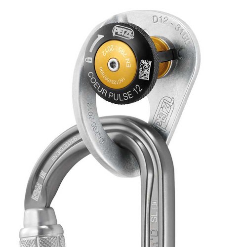 Petzl, Coeur Pulse 12 Mm, Removable Anchoring with Locking Function, Multicolored, U, Unisex Adult