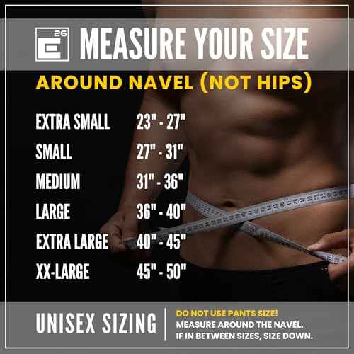 Element 26 Hybrid Leather Weight Lifting Belt for Men & Women - Self locking Adjustable Leather Belt for Powerlifting, Olympic lifting & Functional Fitness - Weight Belt, Squat Belt, Back Support