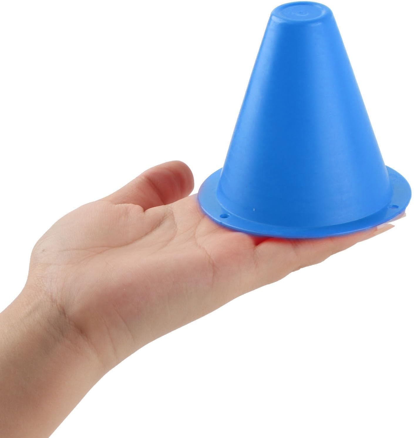 10-Pack Football Training Cones, Bracket Accessories, Obstacle Marking Set