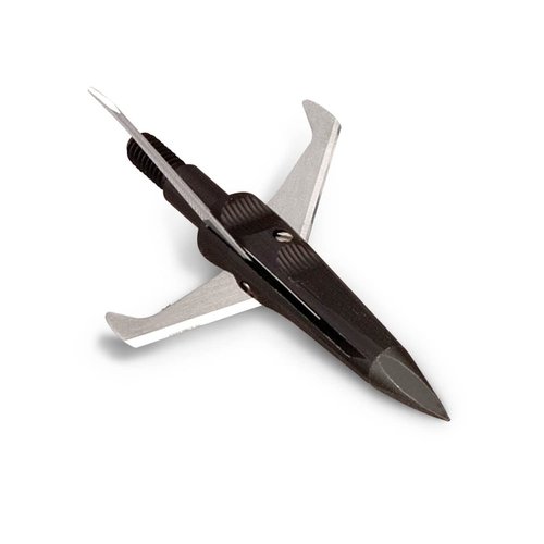 New Archery Products Spitfire Mechanical Broadhead 1 1/2' Cut Diameter 100 Grain Front Deploying 3 Pack Black