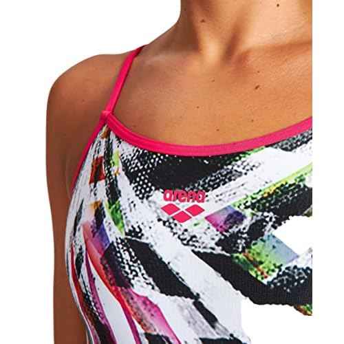 ARENA Women's Crazy Zebras Lace Back One Piece Swim Suit