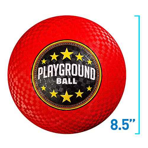 Franklin Sports Kids Playground Balls - Rubber Kickballs + Playground Balls For Kids - Great for Dodgeball, Kickball, 4 Square + Schoolyard Games - 8.5¡± Diameter