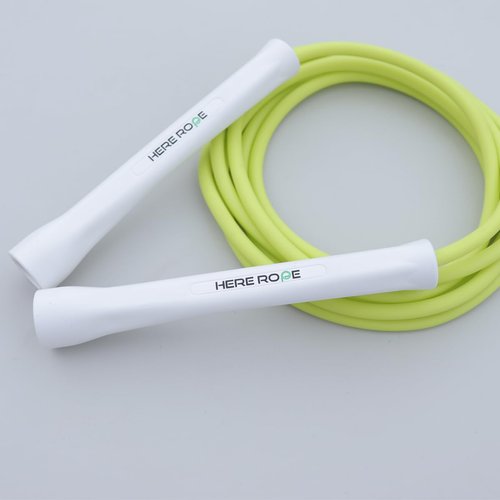 Hererope 6MM PVC Jump Rope for Men & Women Fitness, Speed, Tricks, Cardio Training, Boxing Jump Rope with Unbreakable Handles and Non-Kinking Skipping Rope, Adjustable Jumprope for Adults