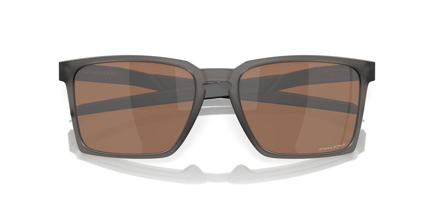 Oakley Sunglasses for Men and Women - OO9483 Exchange Sun Sunglasses PRIZM Lenses - Unisex - Satin Grey Smoke/PRIZM Tungsten - Size 56