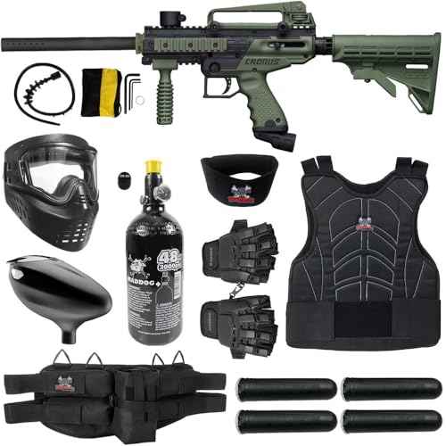 Maddog Tippmann Cronus Tactical Protective Paintball Gun Marker Starter Package