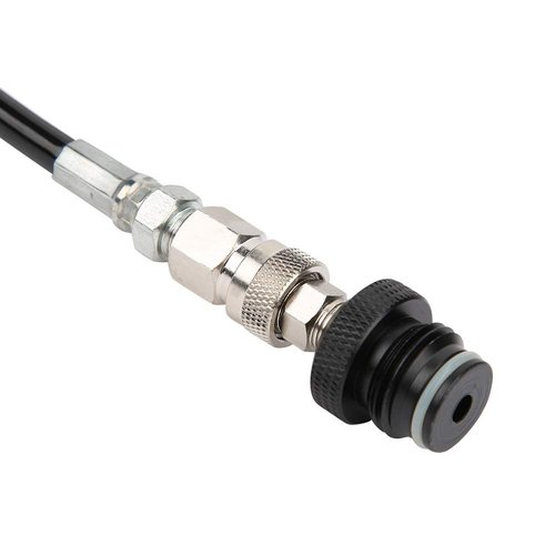 Air Coil Remote Hose, G1/2 Aluminium Paintball Tank Remote Coil Corrugated Connecting Adapter Hose without Valve for CO2 and High Pressure Air Systems