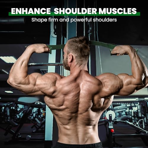 Heavy-Duty Tricep Rope Cable Attachment Handles for Strength Training