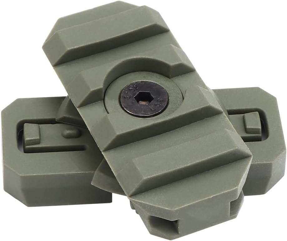 2 Pack Fast Helmet Side Rails Adapter Mount Kit 360 Degrees Rotating Tactical Rail Accessories for ARC 19mm Side Rail