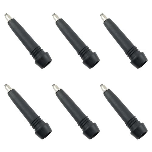 Pro Bamboo Kitchen 6PCS Walking Pole Tips Outdoor Hiking Pole Accessory Anti Skid Pole Tip Sleeve Snow Tray Mud Tray Rubber Tip Protector Rubber Hiking Pole Tips