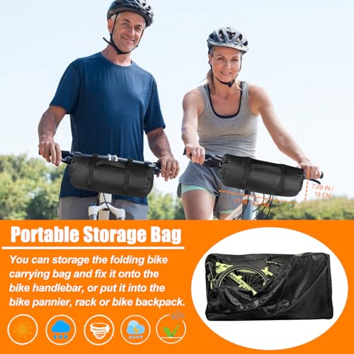 Bike Travel Bag 900D Bicycle Transport Case for 26-29 Inch MTB & Road Bikes - Variant 26-29 Inch