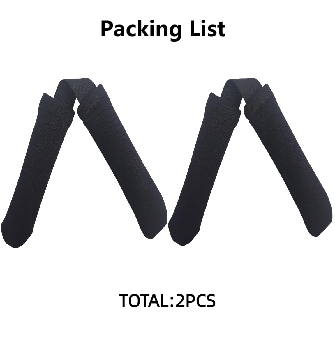 2Pcs Thickened Rowing Machine Handles Cover, Fits Most Rowing Machine, Non-Slip & Breathable Handle Cover（Black）