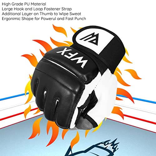 Large Black Boxing Gloves for MMA Karate Kickboxing Training
