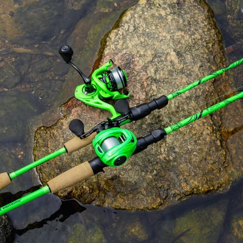 KastKing Zephyr Dual-tip Rod Spinnig Reel Combo,7ft M & MH,3000 Reel
